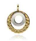Colgante "Bahir Dar" Oro Bicolor 18k