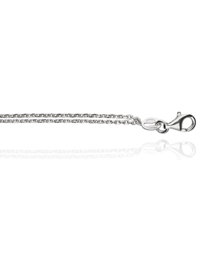 Pulsera Plata Doble Corazón