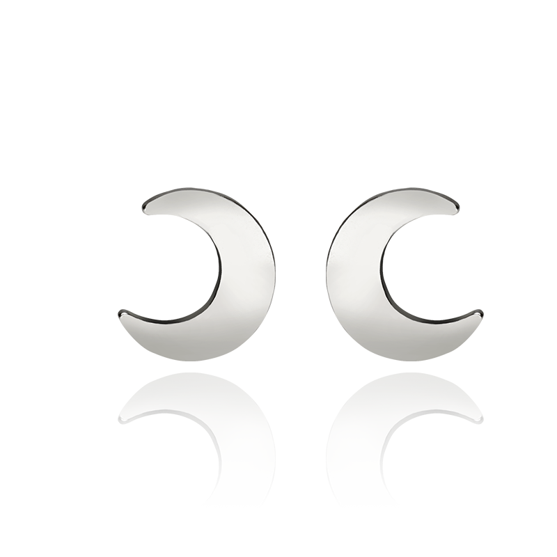 Pendientes Plata "Moon"