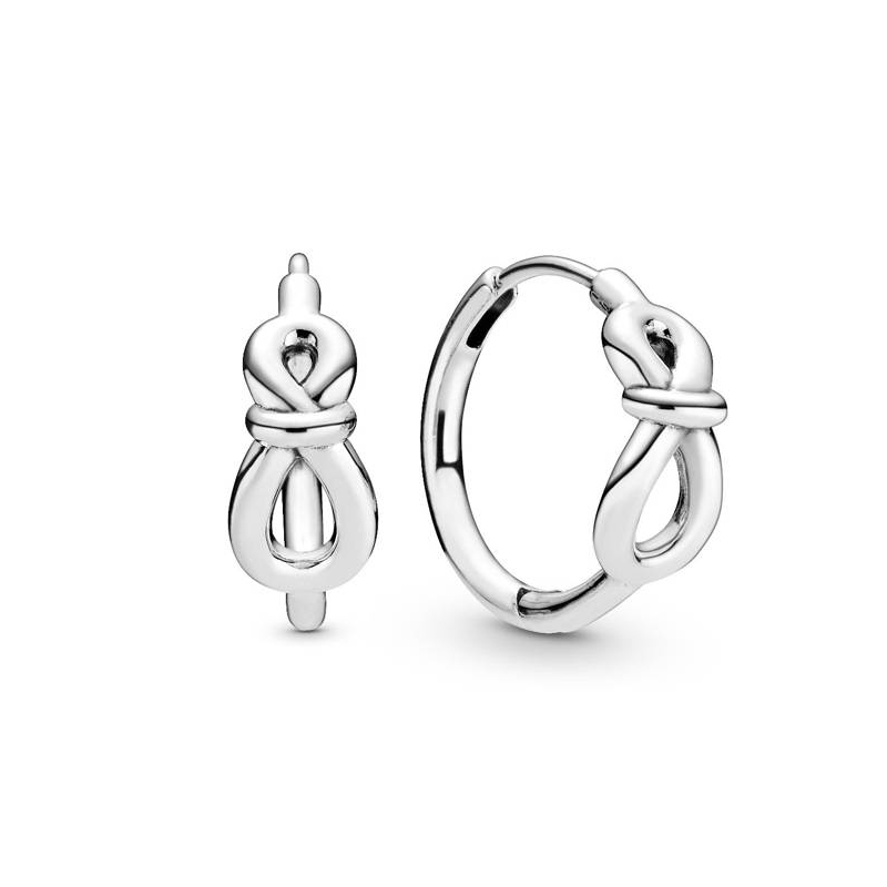 Pendientes de Aro con el nudo del Infinito 298889C00 Pendientes de Aro con el nudo del Infinito 298889C00