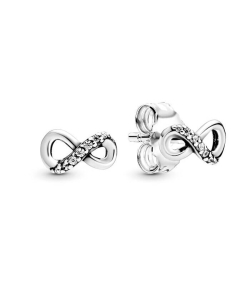 Pendientes en plata de ley Infinito 298820C01