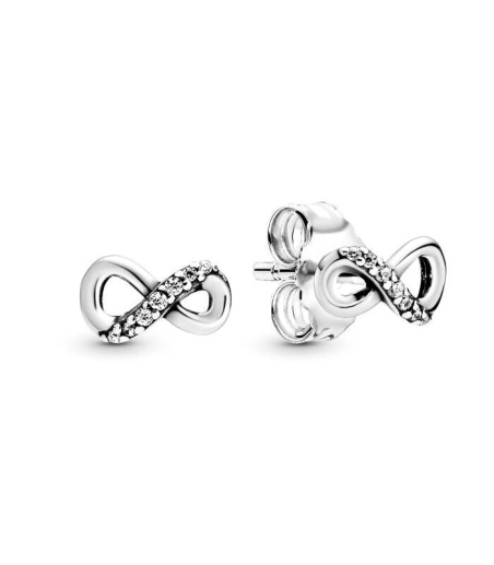 Pendientes en plata de ley Infinito 298820C01