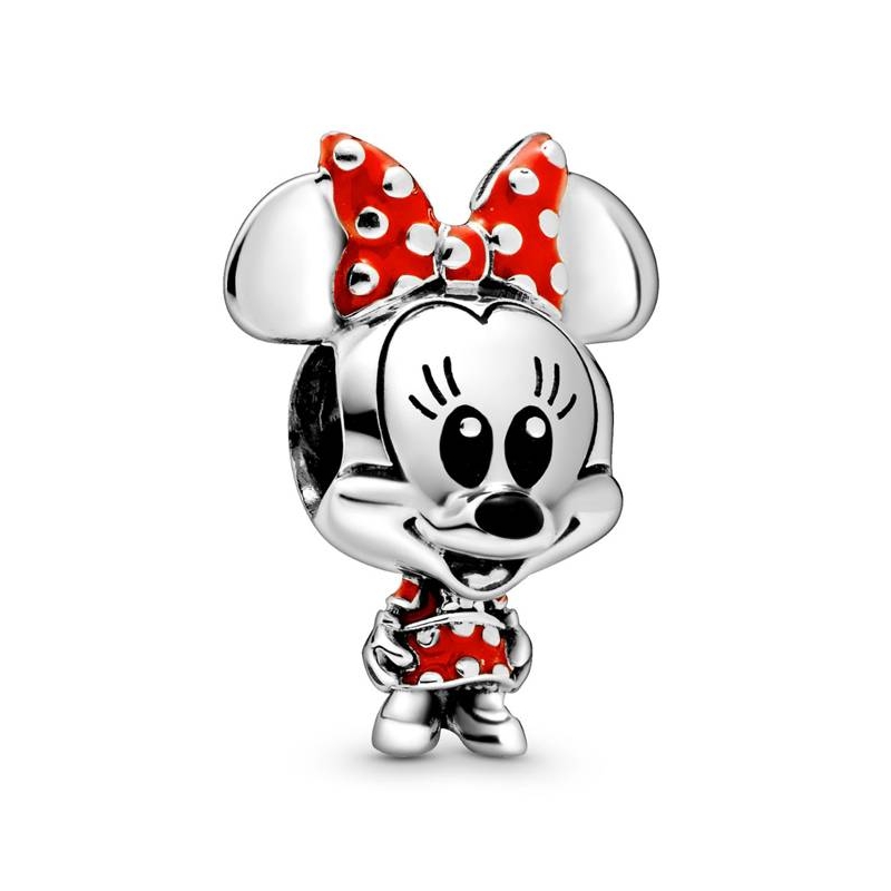 Charm Minnie Mouse con Vestido y Lazo de lunares de Disney 798880C02