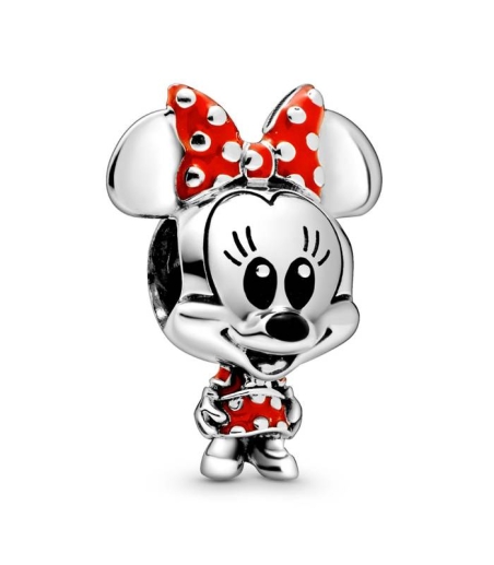 Charm Minnie Mouse con Vestido y Lazo de lunares de Disney 798880C02