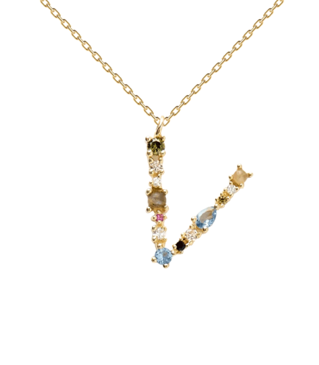 Collar Letra V CO01-117-U