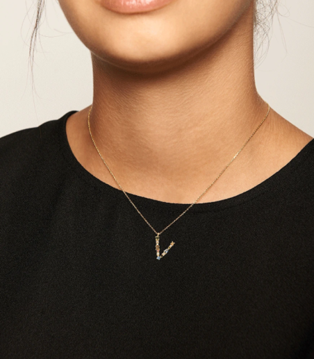 Collar Letra V CO01-117-U
