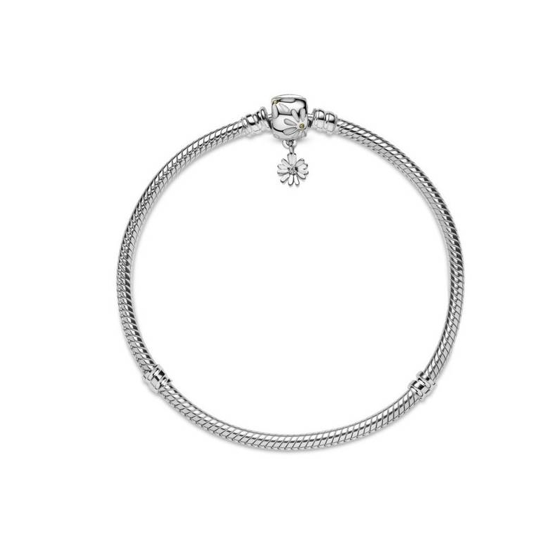 Pulsera Cola de Ratón Cierre Margaritas Moments de Pandora 598776C01