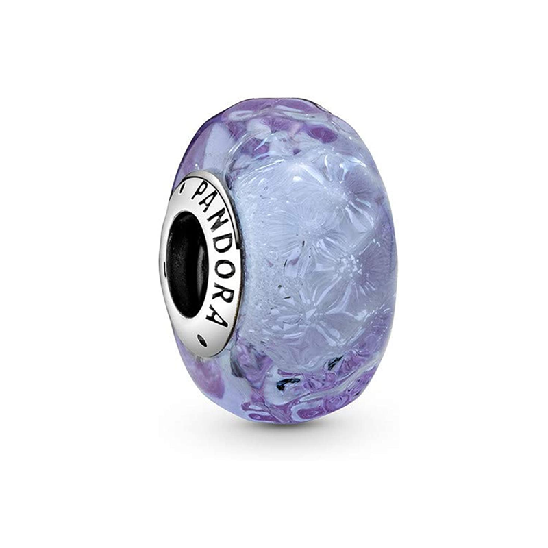 Charm de Cristal de Murano Lavanda Ondulado 798875C00