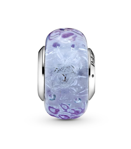 Charm de Cristal de Murano Lavanda Ondulado 798875C00