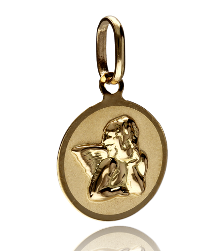 Medalla Oro Angel Pequeña