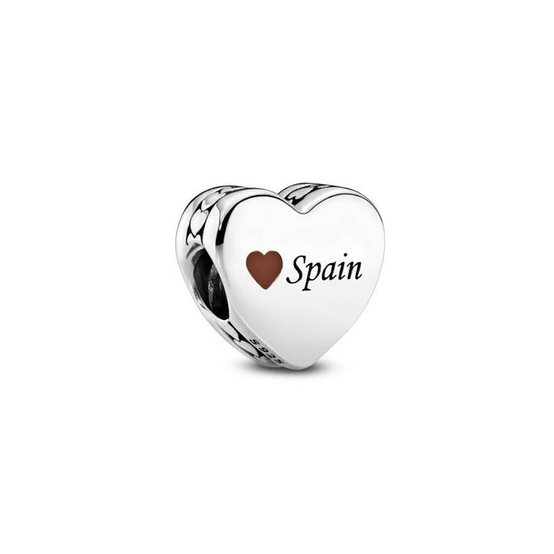 Pandora Charm en plata de ley Corazón España 792015_E033