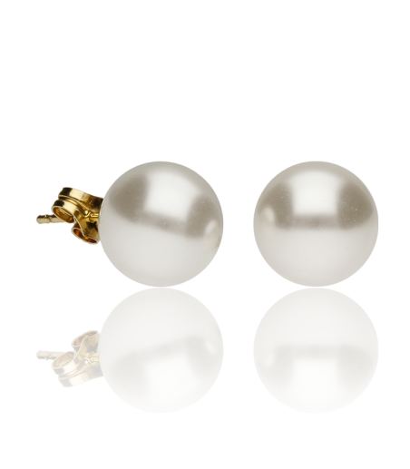 Pendientes "Henar" de perla pacífico sintética