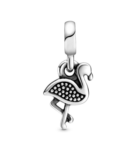 Charm Pandora colgante en plata de ley Mi Flamenco rosa 798982C01