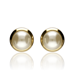Pendientes 18k con perla Majorica