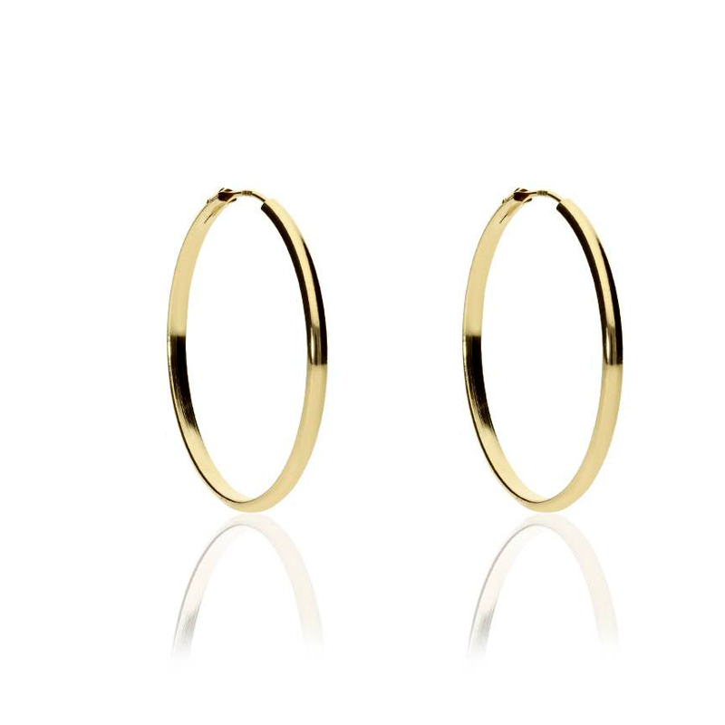 Pendientes "Roma" Aro Oro 18k.