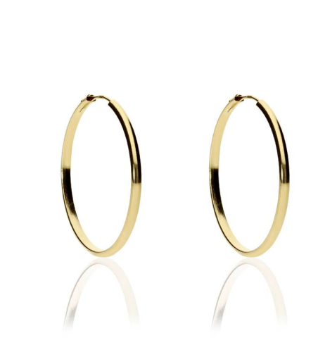 Pendientes "Roma" Aro Oro 18k.