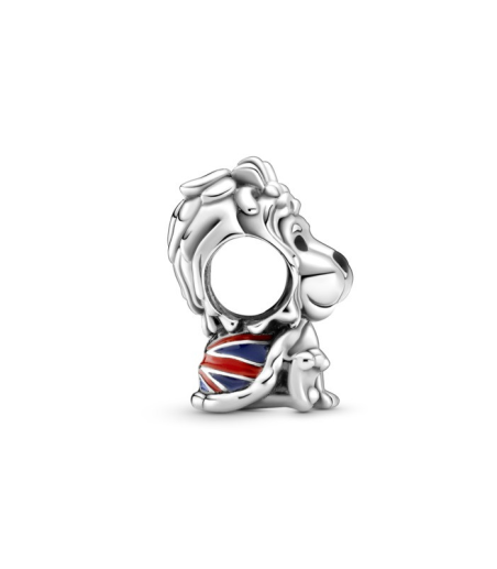 Charm Pandora León Wawy Union Jack en Plata de Ley 799032C01