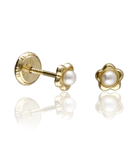 Pendientes Oro 18k y perlas cultivadas "Florencia"