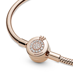 Pulsera Moments Rose Corona con Circonitas Pandora 589046C01