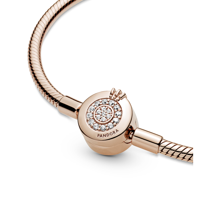 Pulsera Moments Rose Corona con Circonitas Pandora 589046C01