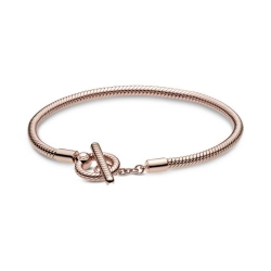 Pulsera Moments en Pandora Rose Cadena de Serpiente con cierre en T 589087C00