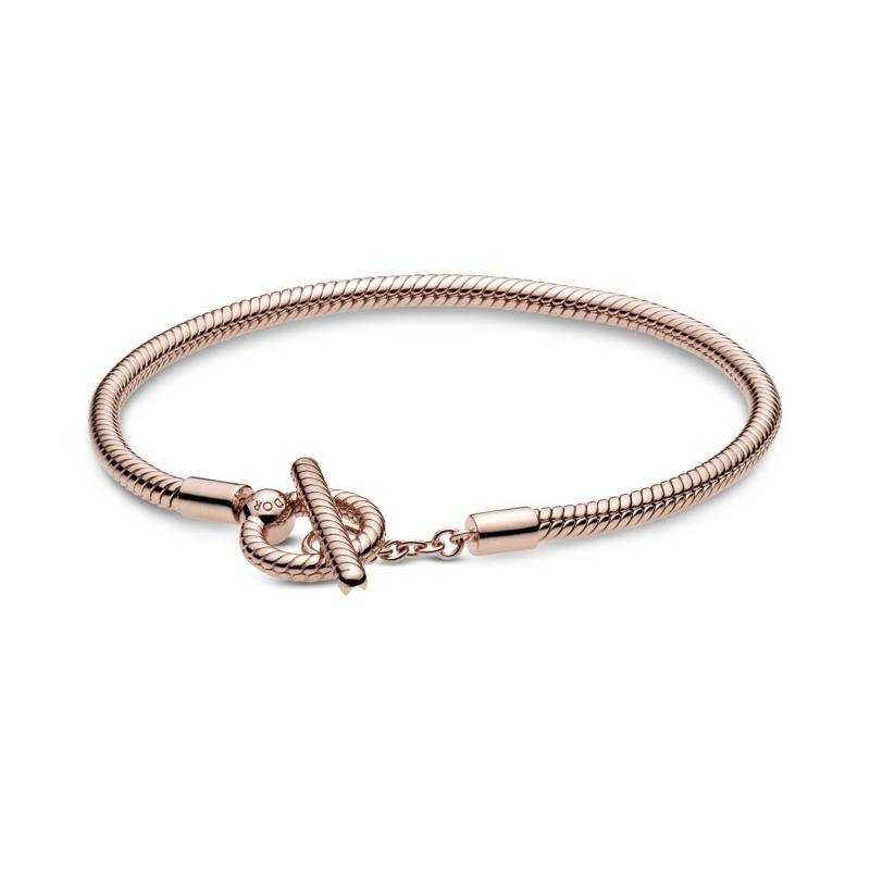 Pulsera Moments en Pandora Rose Cadena de Serpiente con cierre en T 589087C00