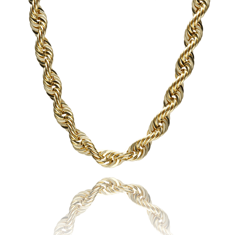 Cordón Salomonico "Kane" Oro Amarillo 60 cm