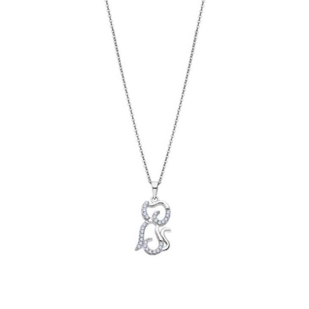 Colgante Lotus Silver Mystic Perro con circonitas LP3076-1/1
