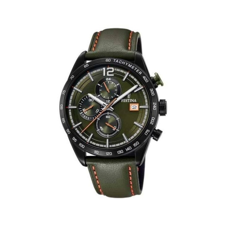 Reloj Festina Hombre Piel Verde y esfera verde F20344-6