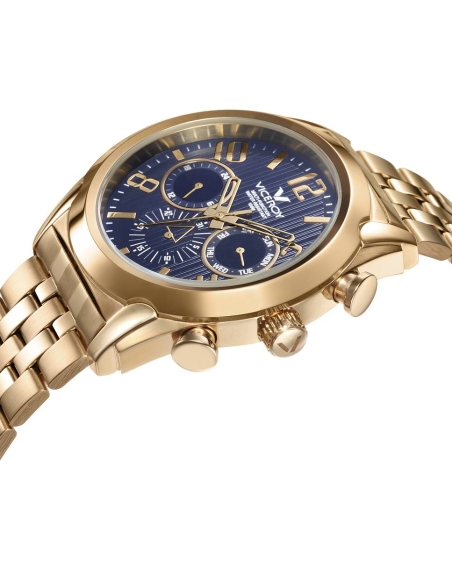 Reloj Viceroy Hombre dorado esfera azul 471195-97
