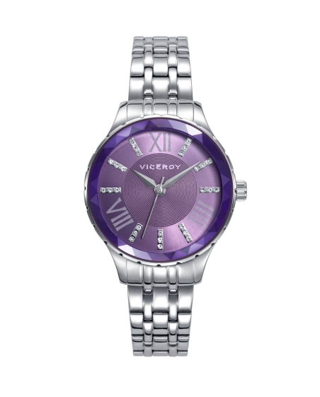 Reloj Viceroy Mujer plateado con esfera morada 471282-73