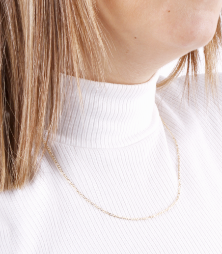 Cadena Charlie oro 18k