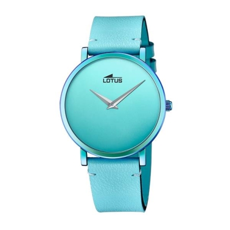 Reloj Lotus de mujer Minimalist correa azul y esfera azul 18779/1