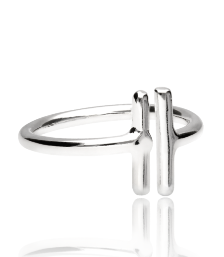 Anillo "Reflection" en plata primera ley 0124772