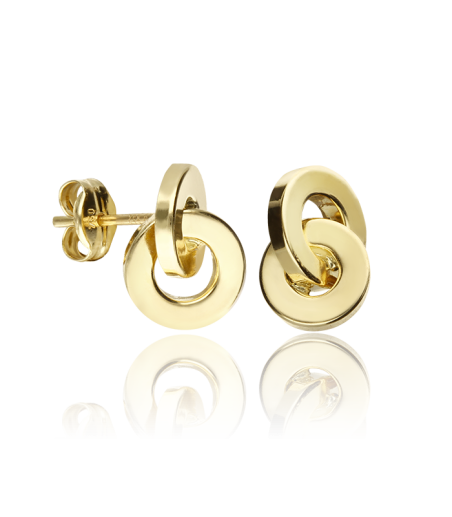 Pendientes Nudo de Oro 18k.