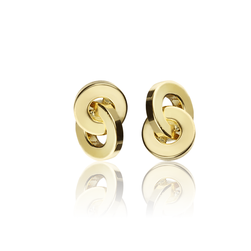 Pendientes Nudo de Oro 18k.