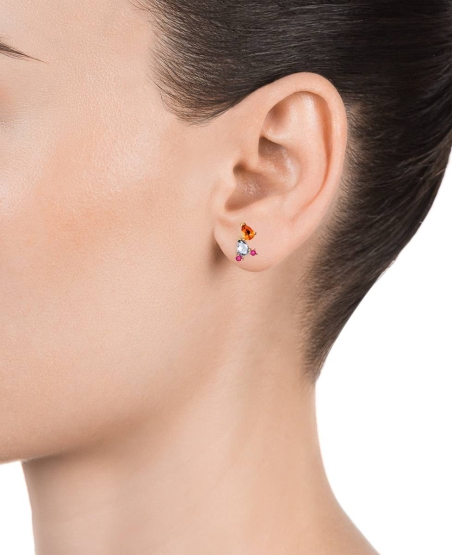 Pendientes Viceroy Trend Plata de Ley Circonitas Colores 4105E100-39