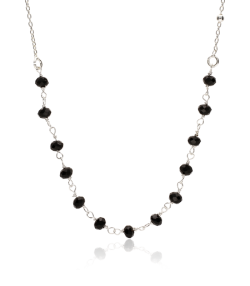 Gargantilla "Dark Ball" en Plata de Ley