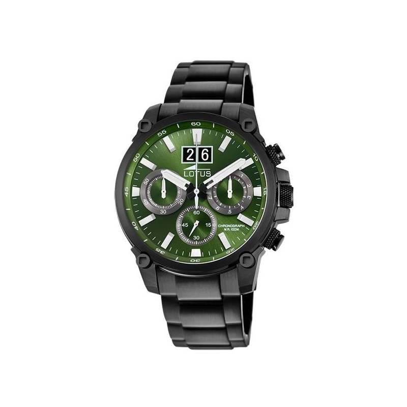 Reloj Lotus Hombre Chrono esfera verde 10141/1