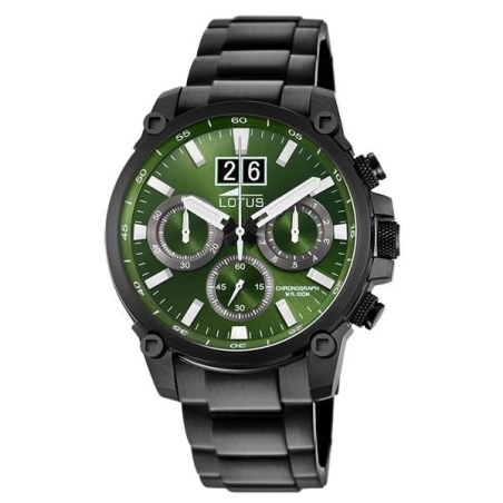 Reloj Lotus Hombre Chrono esfera verde 10141/1