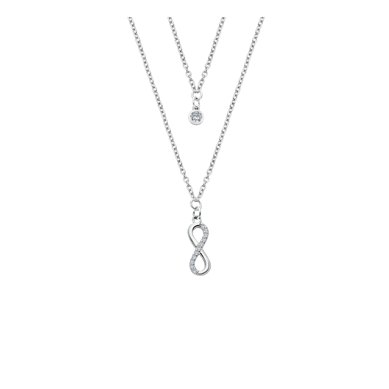 Collar Lotus Silver en plata de primera ley infinito LP3047-1/1