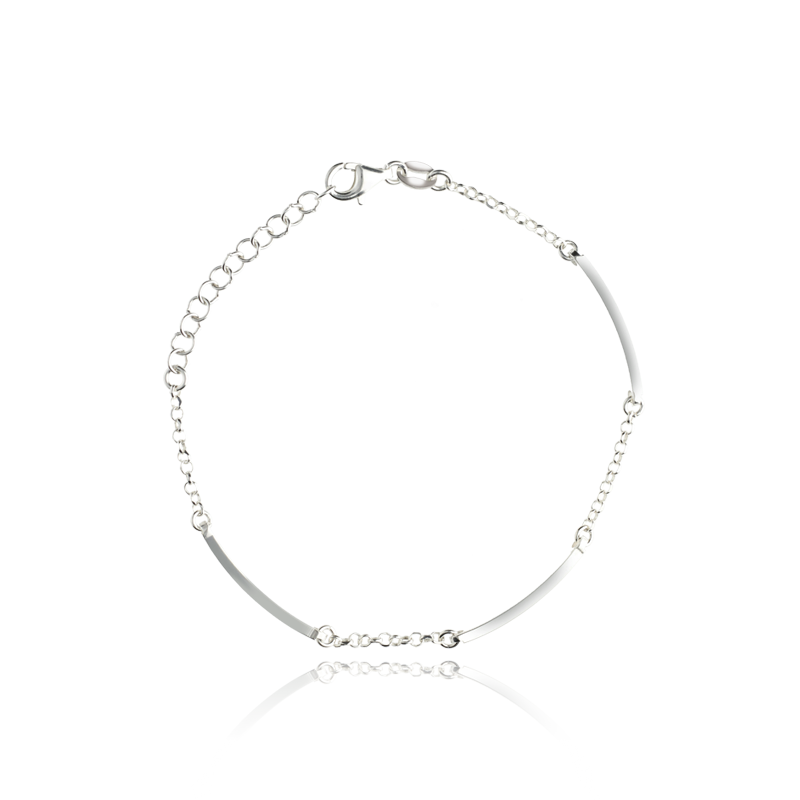 Pulsera Tres Caminos en Plata de Primera Ley Pulsera Tres Caminos en Plata de Primera Ley