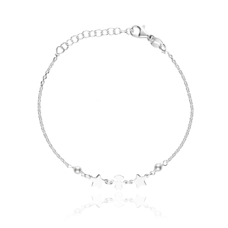 Pulsera "Girl Star" en Plata de Ley