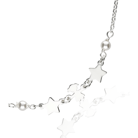 Pulsera "Girl Star" en Plata de Ley