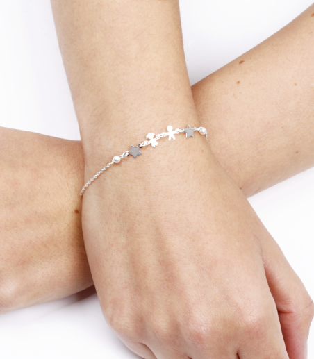 Pulsera "Kids Star" en Plata de Ley