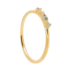 Anillo Pd Paola Midnight Blue Gold AN01-193