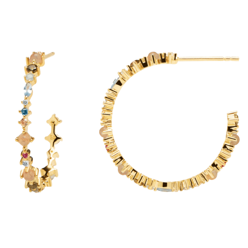 Pendientes Pd Paola Halo Gold AR01-221-U Pendientes Pd Paola Halo Gold AR01-221-U