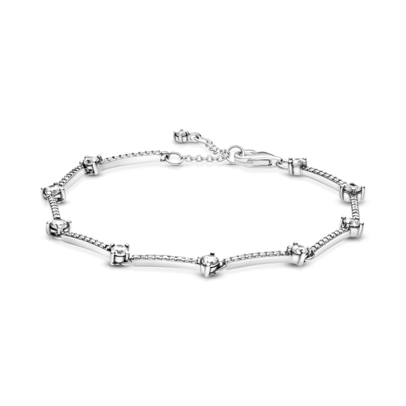 PULSERA PLATA PANDORA CON CIRCONITAS 599217C02