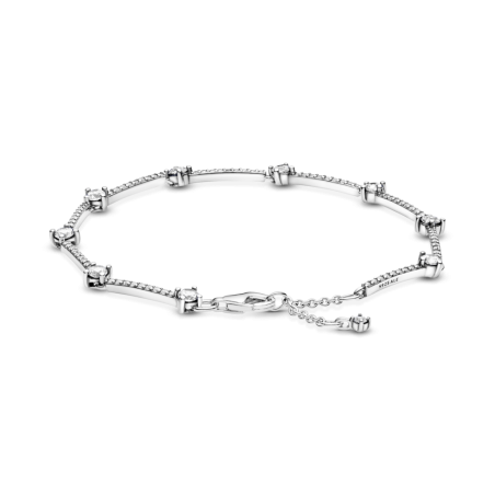 PULSERA PLATA PANDORA CON CIRCONITAS 599217C02