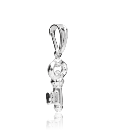 Colgante de llave "Key" de plata de primera ley